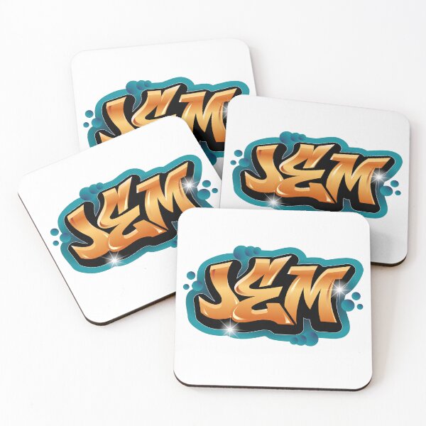 Item preview, Jem name graffiti style designed and sold by 0ut0fSpace.