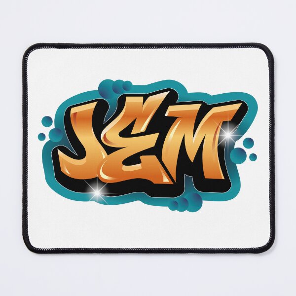 Item preview, Jem name graffiti style designed and sold by 0ut0fSpace.
