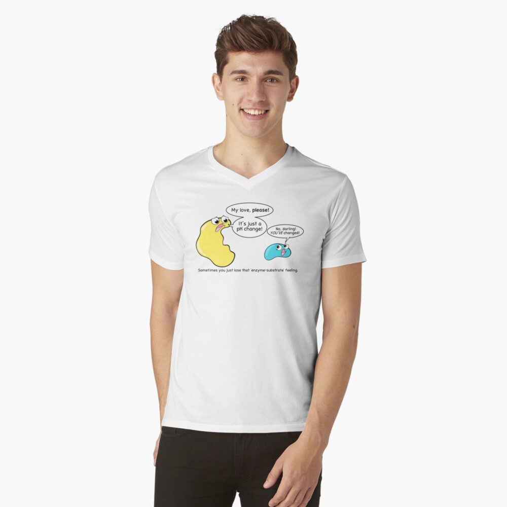Item preview, V-Neck T-Shirt designed and sold by amoebasisters.