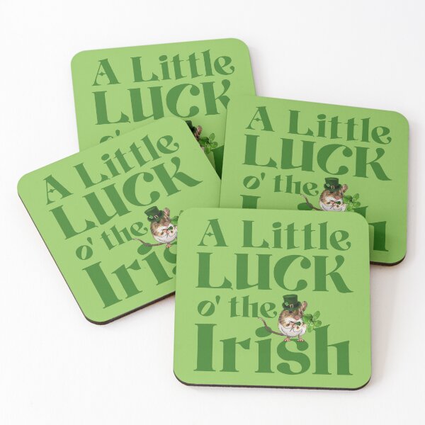Item preview, A Little Luck St Patricks Day Mouse  designed and sold by Carleah Unique.