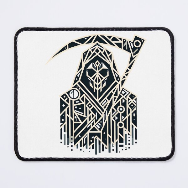 Item preview, Grim Reaper in Geometric Shapes and Patterns designed and sold by HippieFarms11.