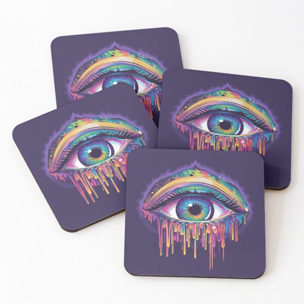Item preview, Trippy Rainbow Eyeball 2 designed and sold by RottingDreams.