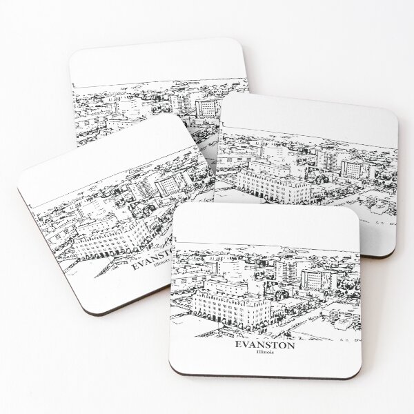 Item preview, Evanston - Illinois designed and sold by Lakeric Cityscapes.