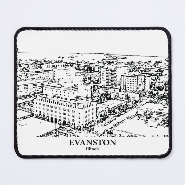 Item preview, Evanston - Illinois designed and sold by Lakeric Cityscapes.