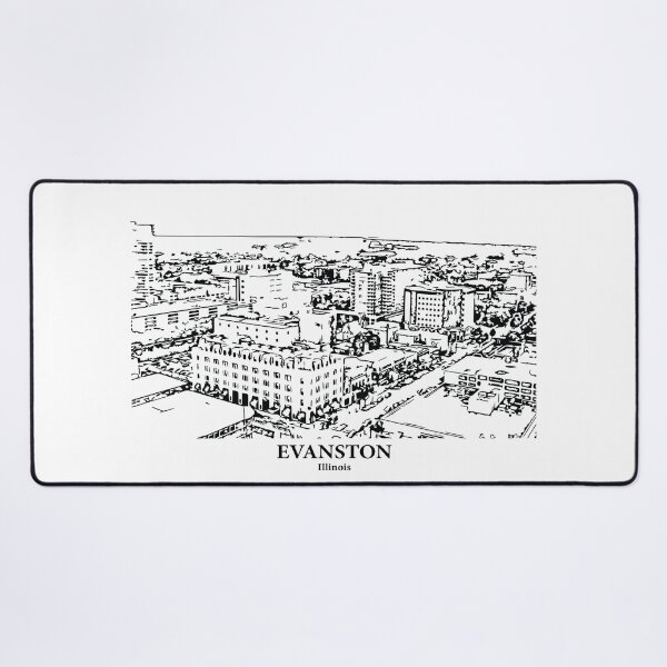 Item preview, Evanston - Illinois designed and sold by Lakeric Cityscapes.