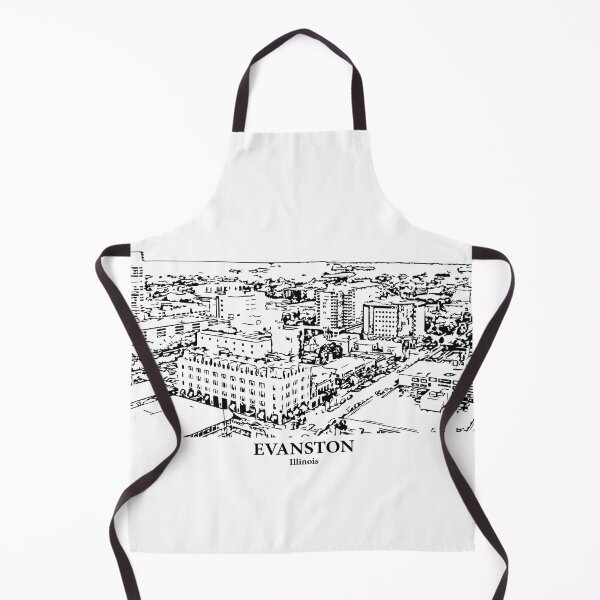 Item preview, Evanston - Illinois designed and sold by Lakeric Cityscapes.
