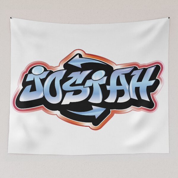 Item preview, Josiah name graffiti style designed and sold by 0ut0fSpace.
