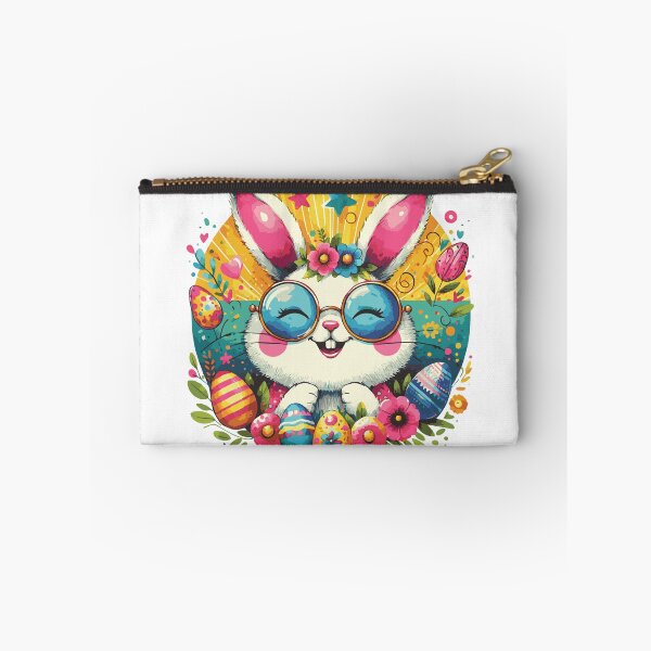 Item preview, Happy Easter Groovy Retro Bunny designed and sold by heartsake.