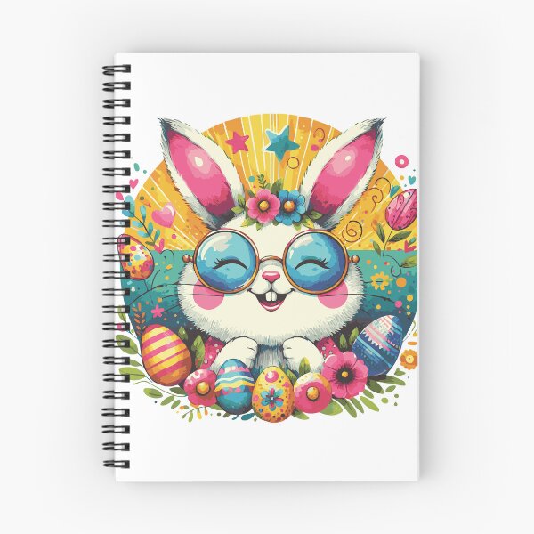 Item preview, Happy Easter Groovy Retro Bunny designed and sold by heartsake.