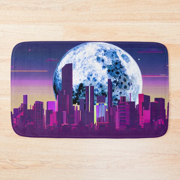 Item preview, Neon Crumpet Moonrise Over City designed and sold by LionBrew.