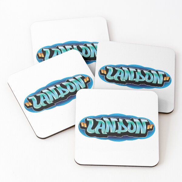 Item preview, Landon name graffiti style designed and sold by 0ut0fSpace.