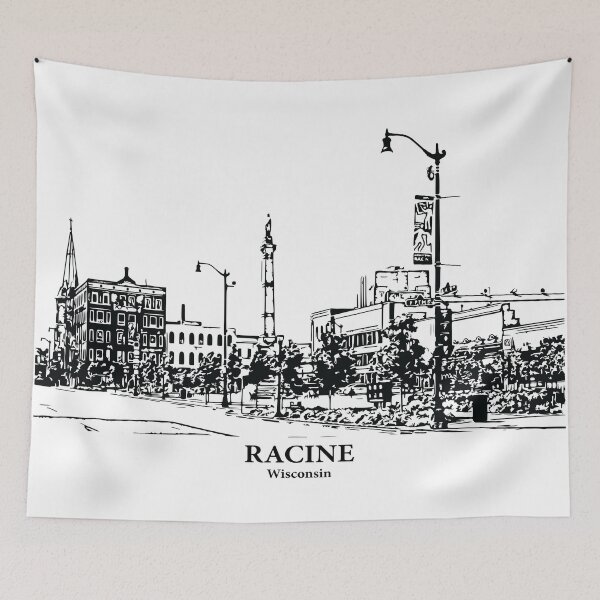 Item preview, Racine - Wisconsin designed and sold by Lakeric Cityscapes.