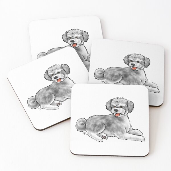 Item preview, Aussiedoodle - Gray designed and sold by Jennifer Stolzer.