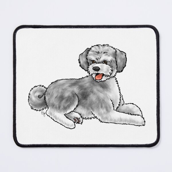 Item preview, Aussiedoodle - Gray designed and sold by Jennifer Stolzer.