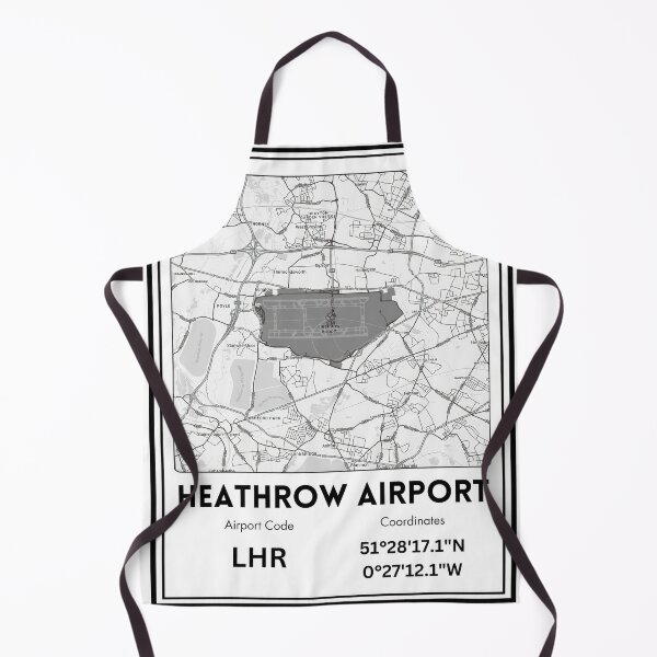 Item preview, Heathrow Airport City Map designed and sold by Graphics By Craig.