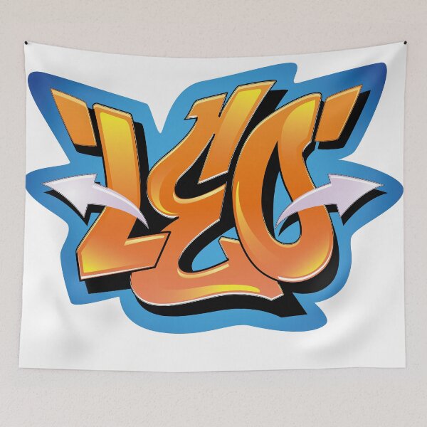 Item preview, Leo name graffiti style designed and sold by 0ut0fSpace.