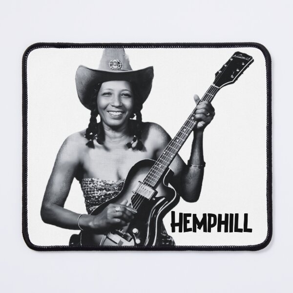 Item preview, Jessie Mae Hemphill - pioneer woman, electric guitar - Mississippi Country Blues designed and sold by Lindaco.