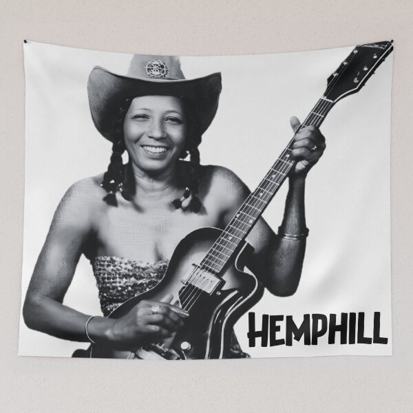 Item preview, Jessie Mae Hemphill - pioneer woman, electric guitar - Mississippi Country Blues designed and sold by Lindaco.