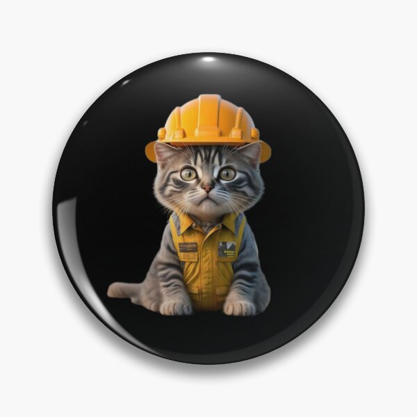 Item preview, construction cat designed and sold by always-for-you.