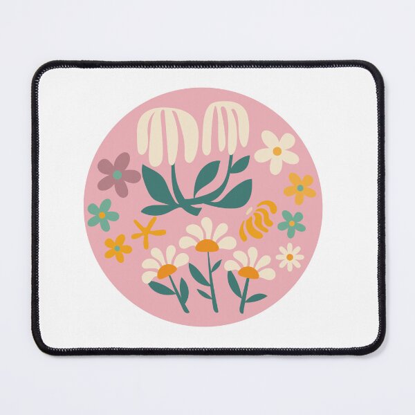 Item preview, Retro flowers and modernistic twist designed and sold by BritishDelights.