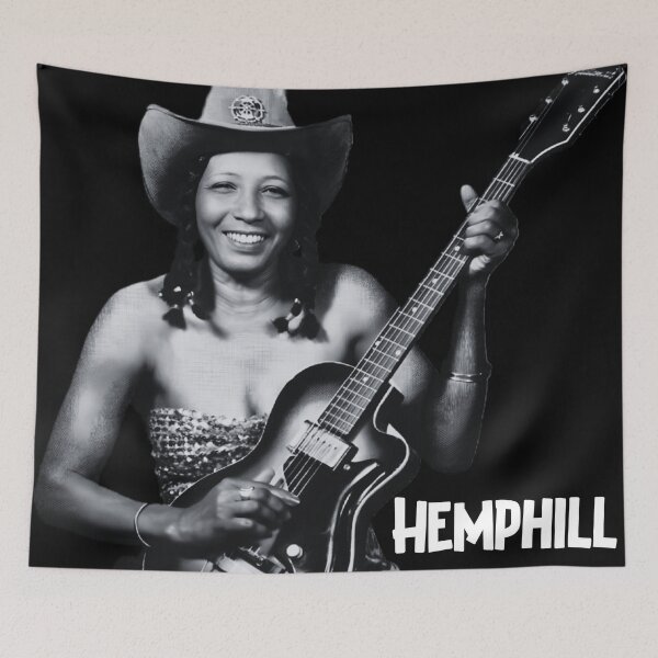Item preview, Jessie Mae Hemphill - pioneer woman, electric guitar - Mississippi Country Blues designed and sold by Lindaco.