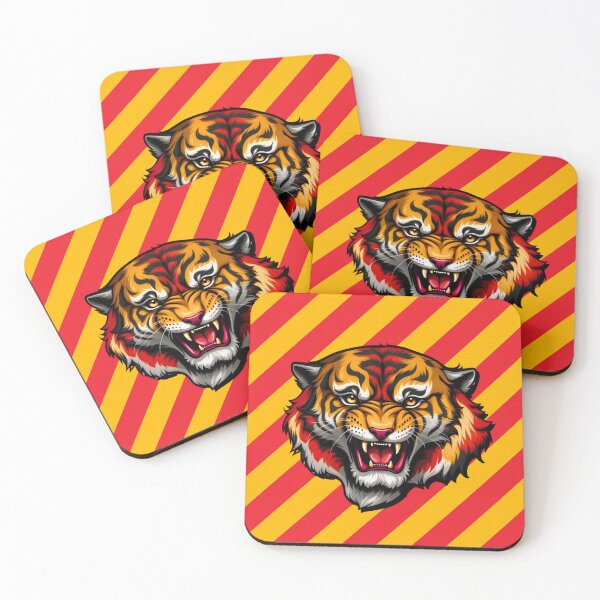 Item preview, Red Tigers of Pas De Calais designed and sold by canvasriddle.