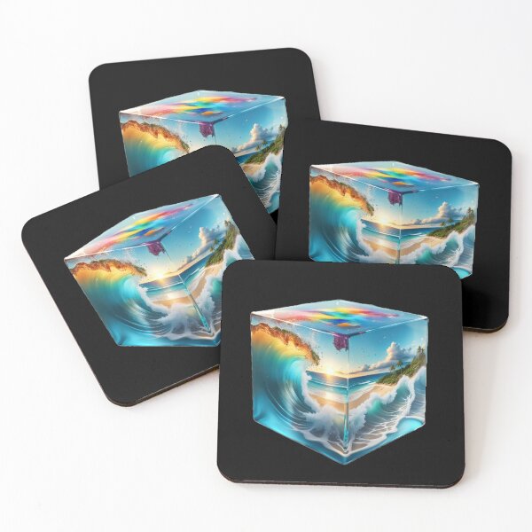 Item preview, Oceanside Cubism One designed and sold by BeeTheArtCo.