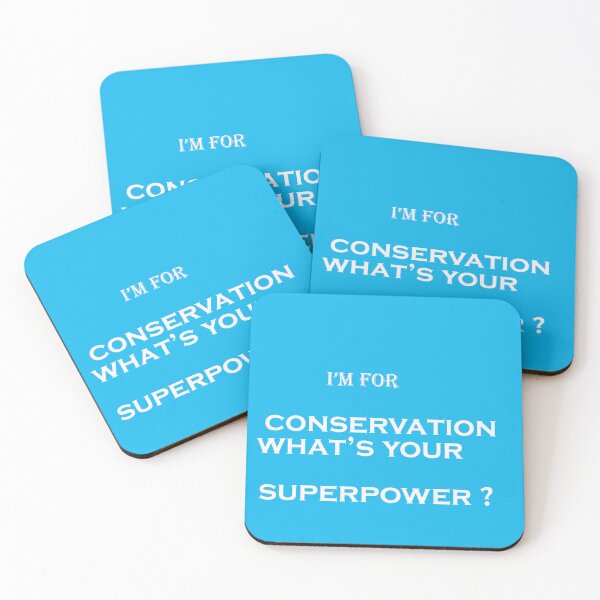 Item preview, I'm for Conservation:  What's your Superpower? designed and sold by annenambiro.