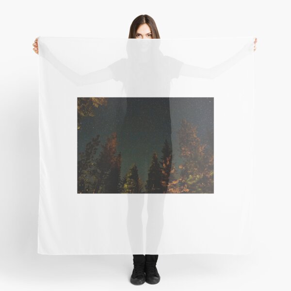Sea of Beautiful Stars Over Forest Scarf
