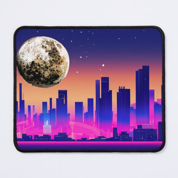 Item preview, Neon Crumpet Moonrise Over City designed and sold by LionBrew.