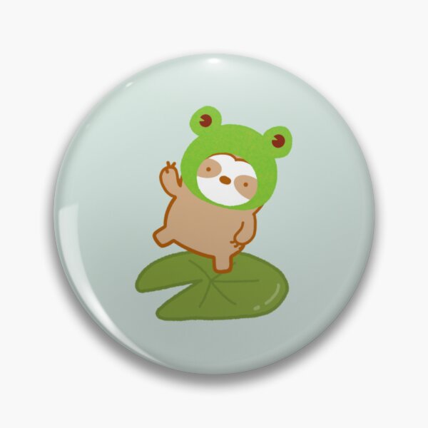 Artikelvorschau, Niedliches glückliches Leap Day-Frosch-Faultier entworfen und verkauft von theslothinme.