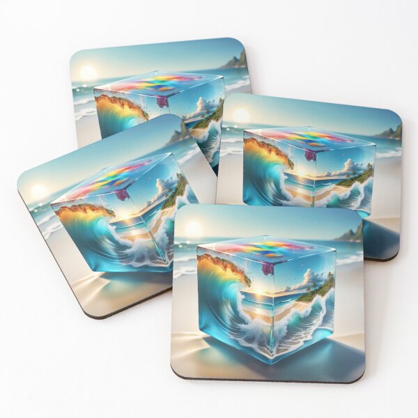 Item preview, Oceanside Cubism Two designed and sold by BeeTheArtCo.