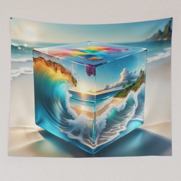 Item preview, Oceanside Cubism Two designed and sold by BeeTheArtCo.