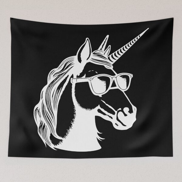 Item preview, Unicorn retro, retro unicorn, with gradient designed and sold by badbug.