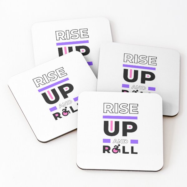 Item preview, Rise up and Roll (light background), for Wheelchair users. designed and sold by It's Wheelie Cool.