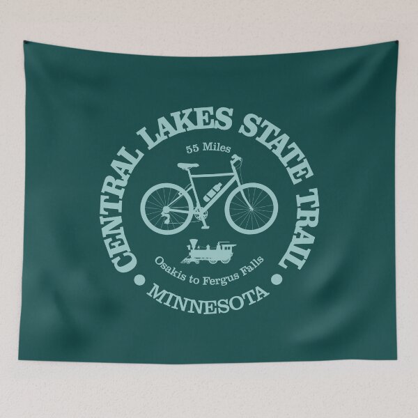 Item preview, Central Lakes State Trail (Cycling) designed and sold by curranmorgan.