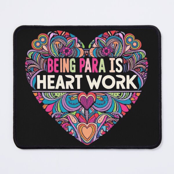 Item preview, Being Para is Heart Work in the style of a vibrant psychedelic heart designed and sold by Pawel Oska.