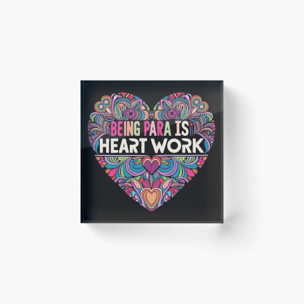 Item preview, Being Para is Heart Work in the style of a vibrant psychedelic heart designed and sold by Pawel Oska.