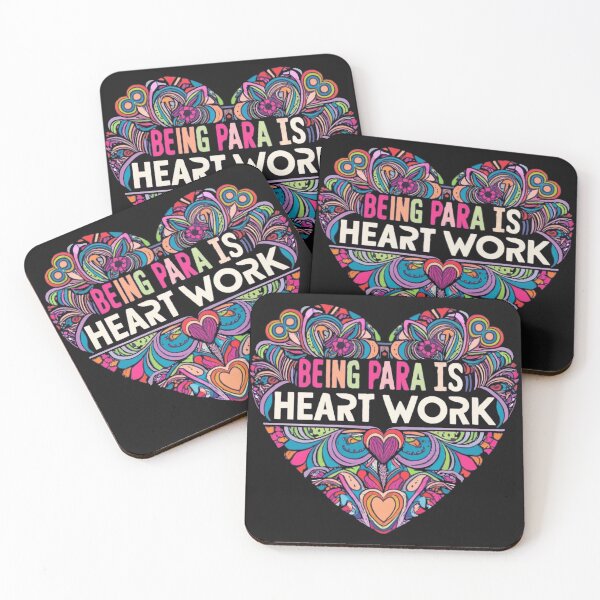 Item preview, Being Para is Heart Work in the style of a vibrant psychedelic heart designed and sold by Pawel Oska.