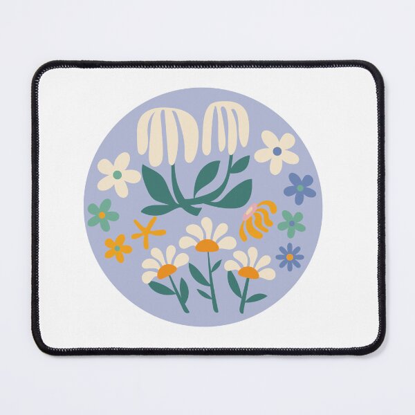 Item preview, Retro flowers and modernistic twist designed and sold by BritishDelights.