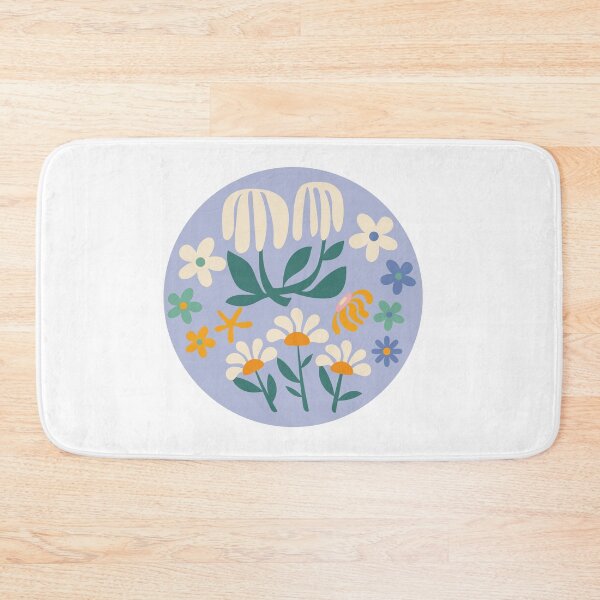 Item preview, Retro flowers and modernistic twist designed and sold by BritishDelights.