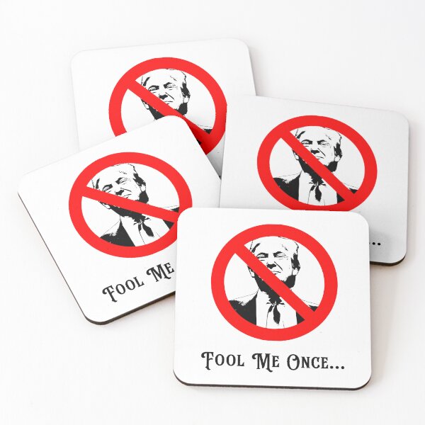 Item preview, Fool Me Once Anti-Trump designed and sold by bultpruf.