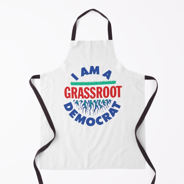 Item preview, I Am A Grassroot Democrat Retro Political Campaign designed and sold by chrisrivait.