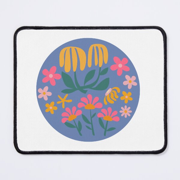 Item preview, Retro flowers and modernistic twist designed and sold by BritishDelights.