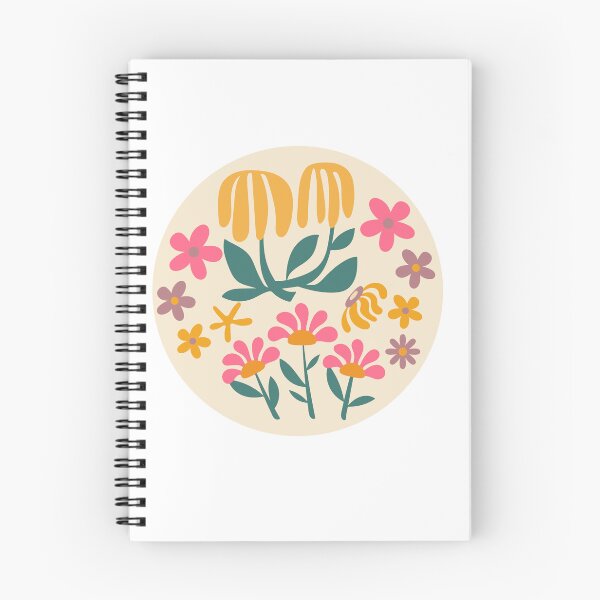 Item preview, Retro flowers and modernistic twist designed and sold by BigfeetLittlepaws.