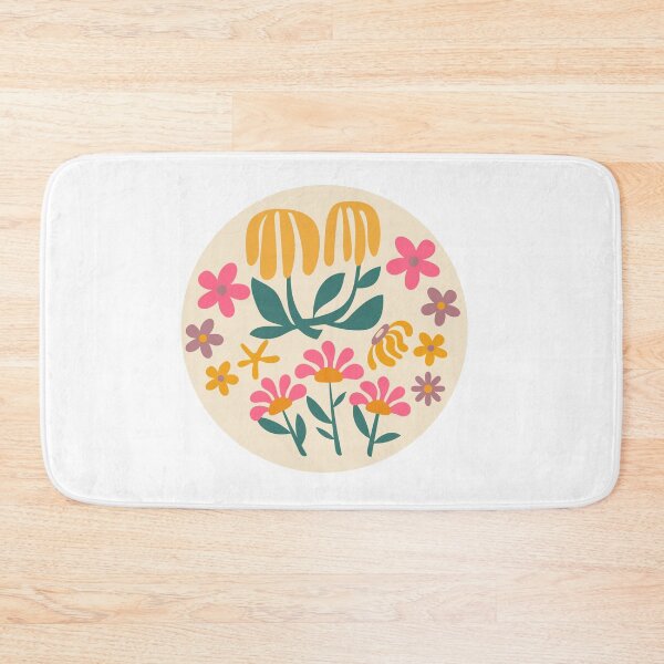 Item preview, Retro flowers and modernistic twist designed and sold by BritishDelights.