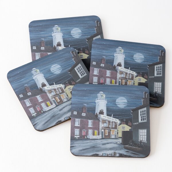 Item preview, Southwold at night painting designed and sold by Tom Crittenden.