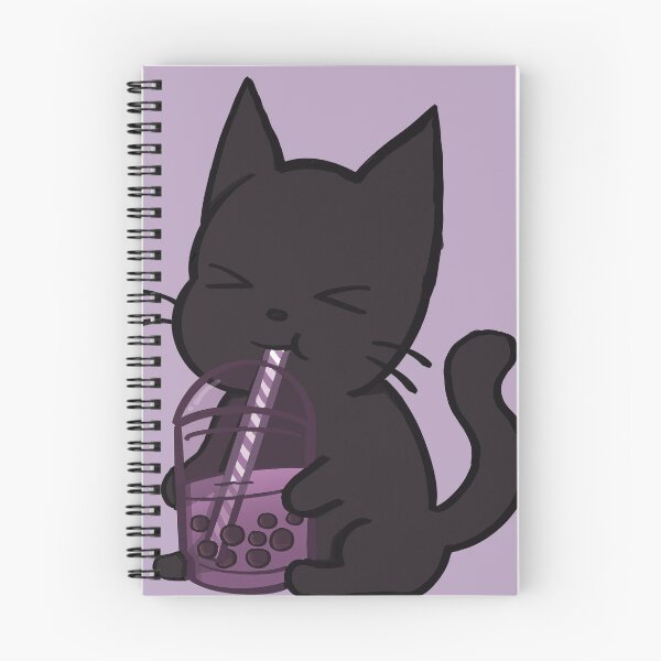Item preview, Taro Boba Cat designed and sold by wormy-pope.