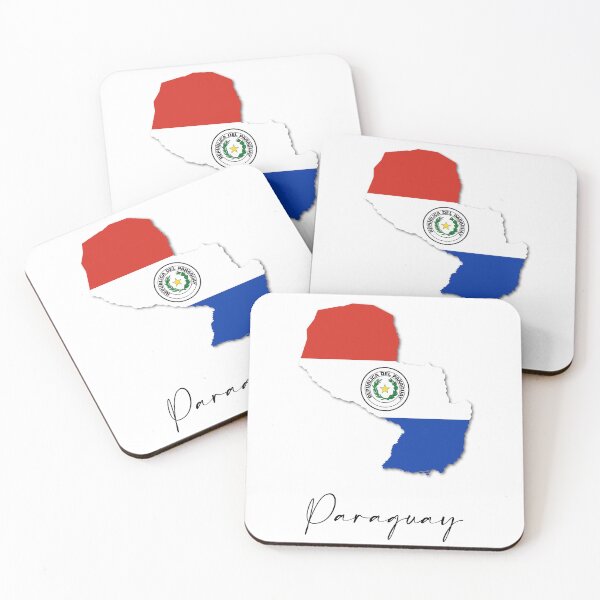Item preview, Paraguay Country Map and Flag South America designed and sold by dk-design85.