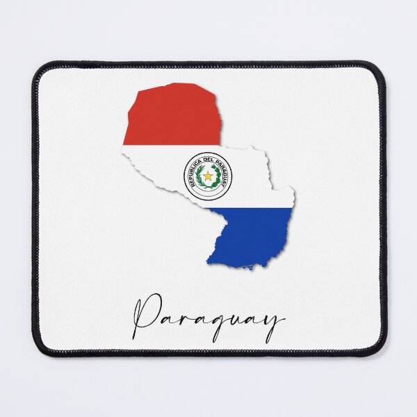 Item preview, Paraguay Country Map and Flag South America designed and sold by dk-design85.